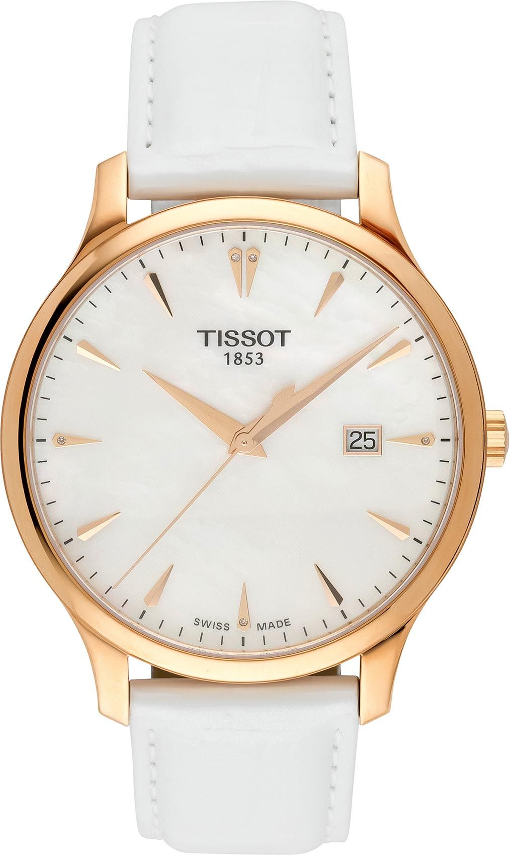 Tissot T-Classic Tissot Tradition MOP Dial 42 mm Quartz Watch For Unisex - 1