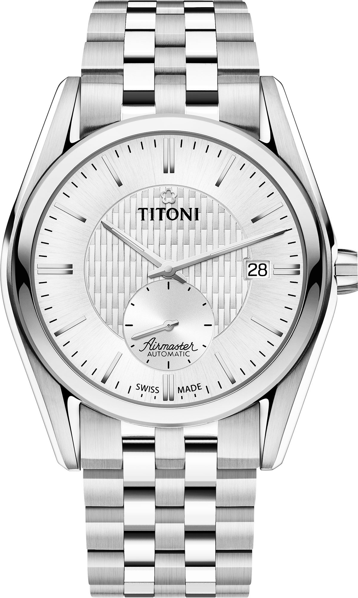 Titoni Airmaster  Silver Dial 40 mm Automatic Watch For Men - 1