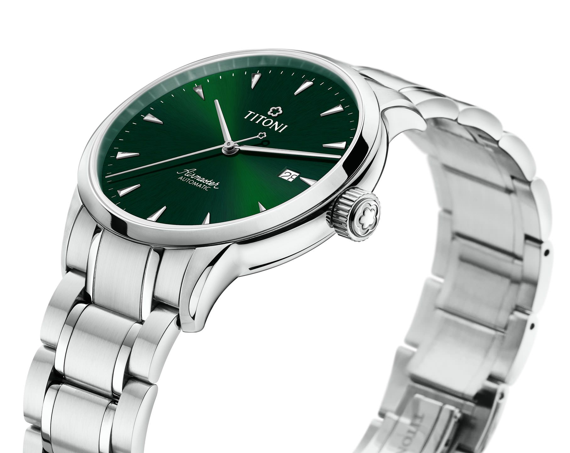 Titoni Airmaster  Green Dial 40 mm Automatic Watch For Men - 2