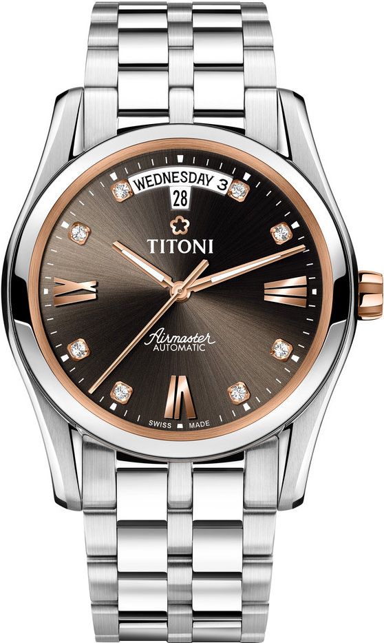 Titoni Airmaster  Anthracite Dial 39 mm Automatic Watch For Men - 1