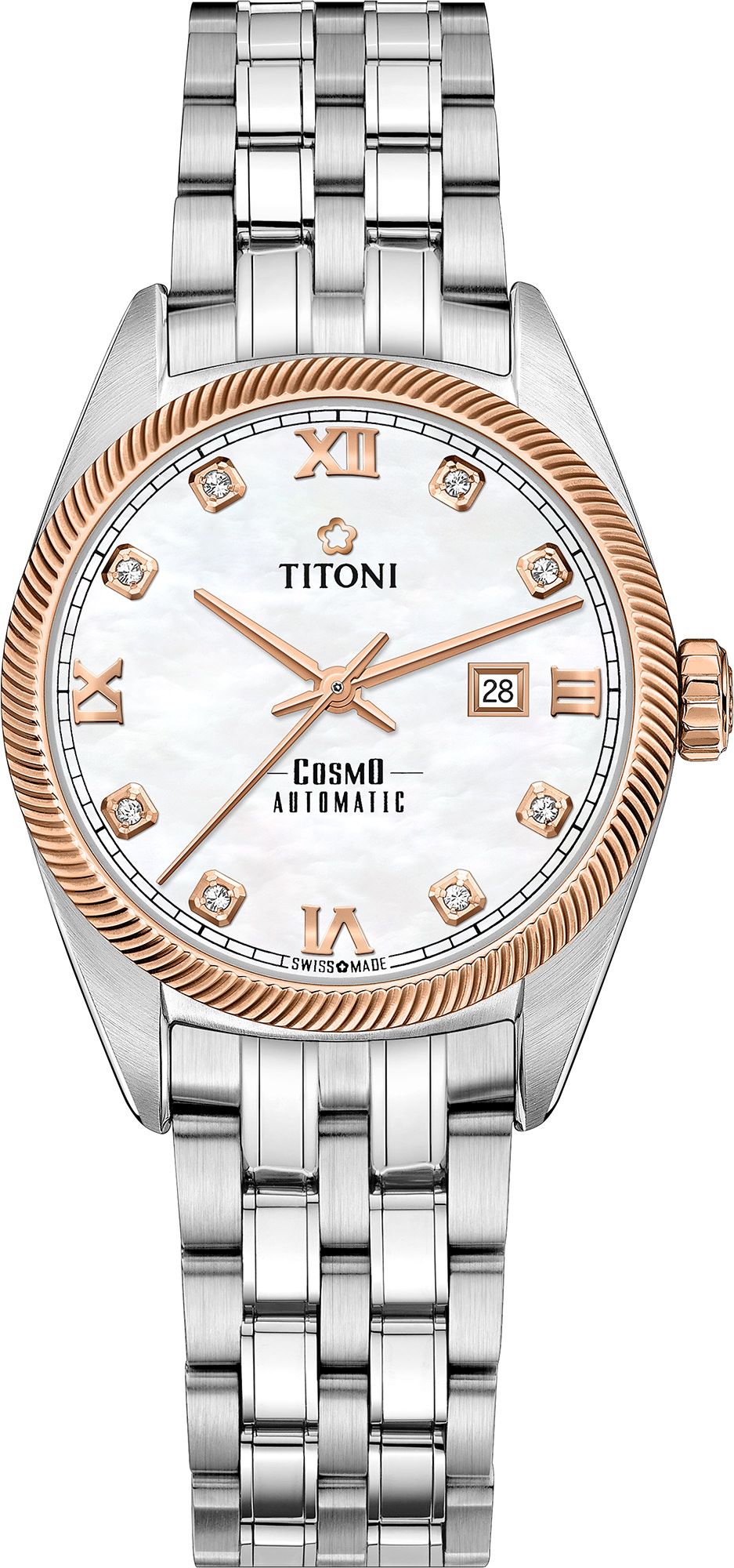 Titoni Cosmo  MOP Dial 30 mm Automatic Watch For Women - 1