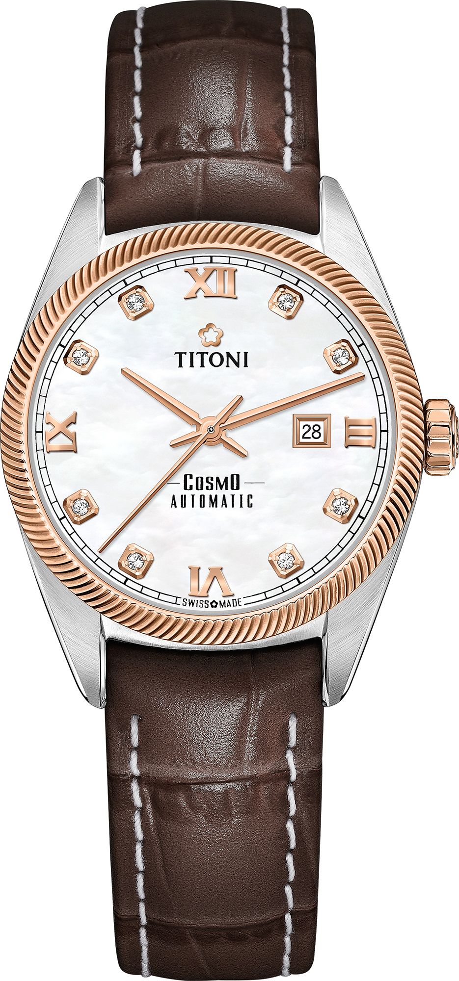 Titoni Cosmo  MOP Dial 30 mm Automatic Watch For Women - 1