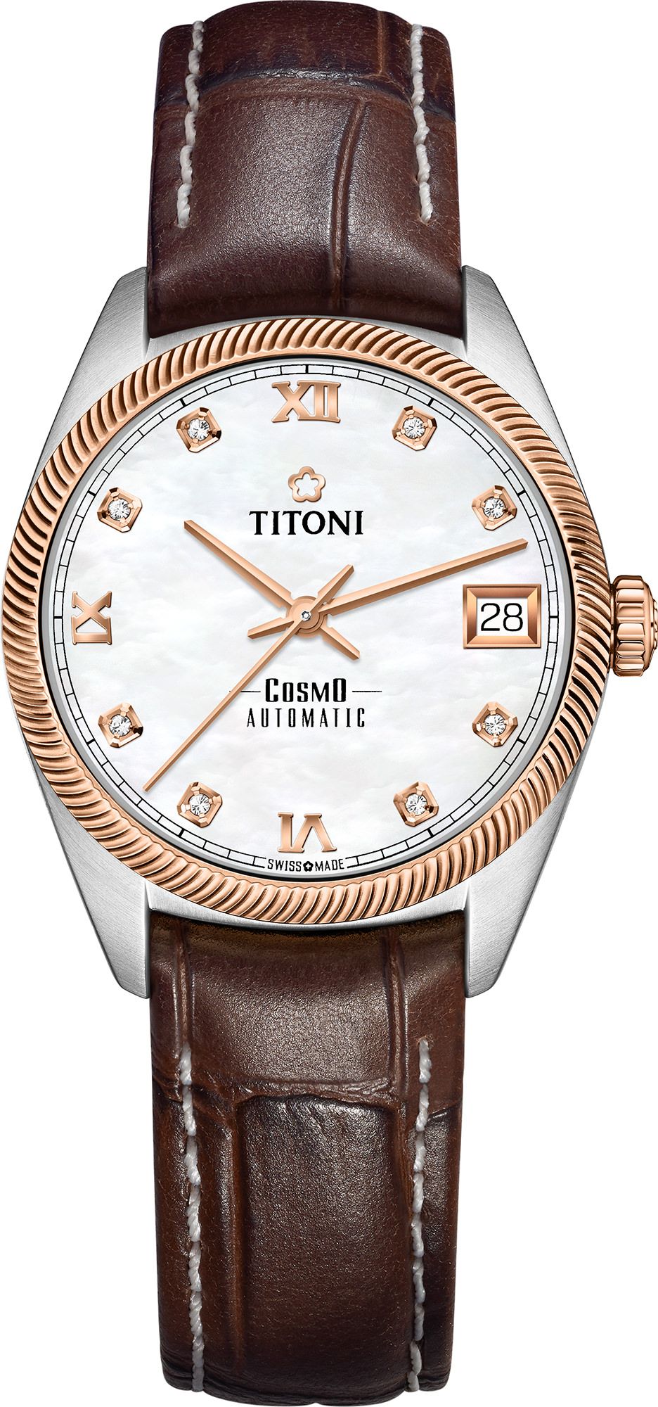 Titoni Cosmo  MOP Dial 33.5 mm Automatic Watch For Women - 1