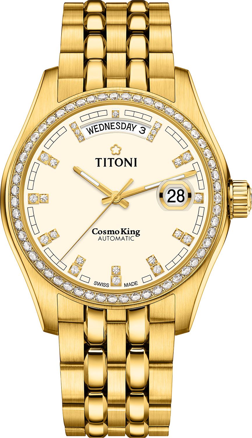 Titoni Cosmo  Silver Dial 40 mm Automatic Watch For Men - 1