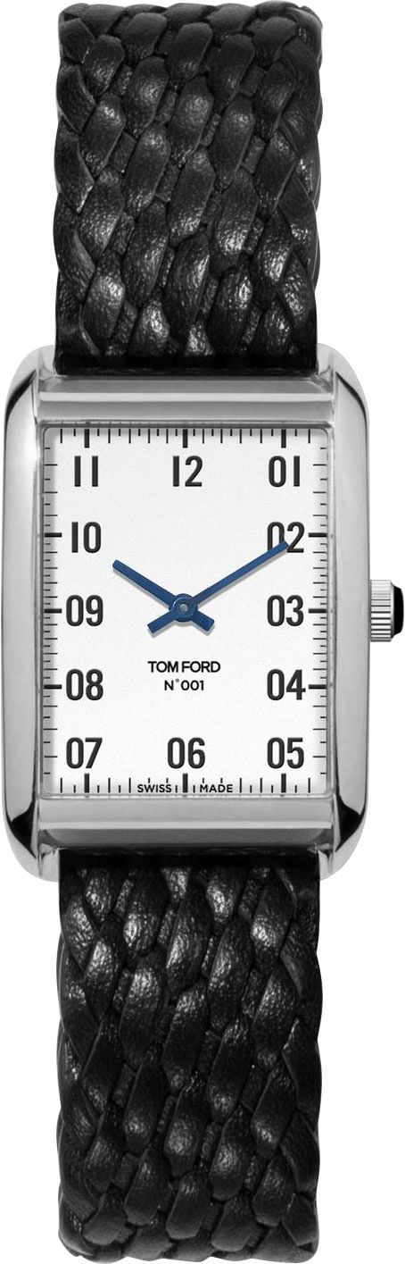 Tom Ford 001  White Dial 27 mm Quartz Watch For Unisex - 1