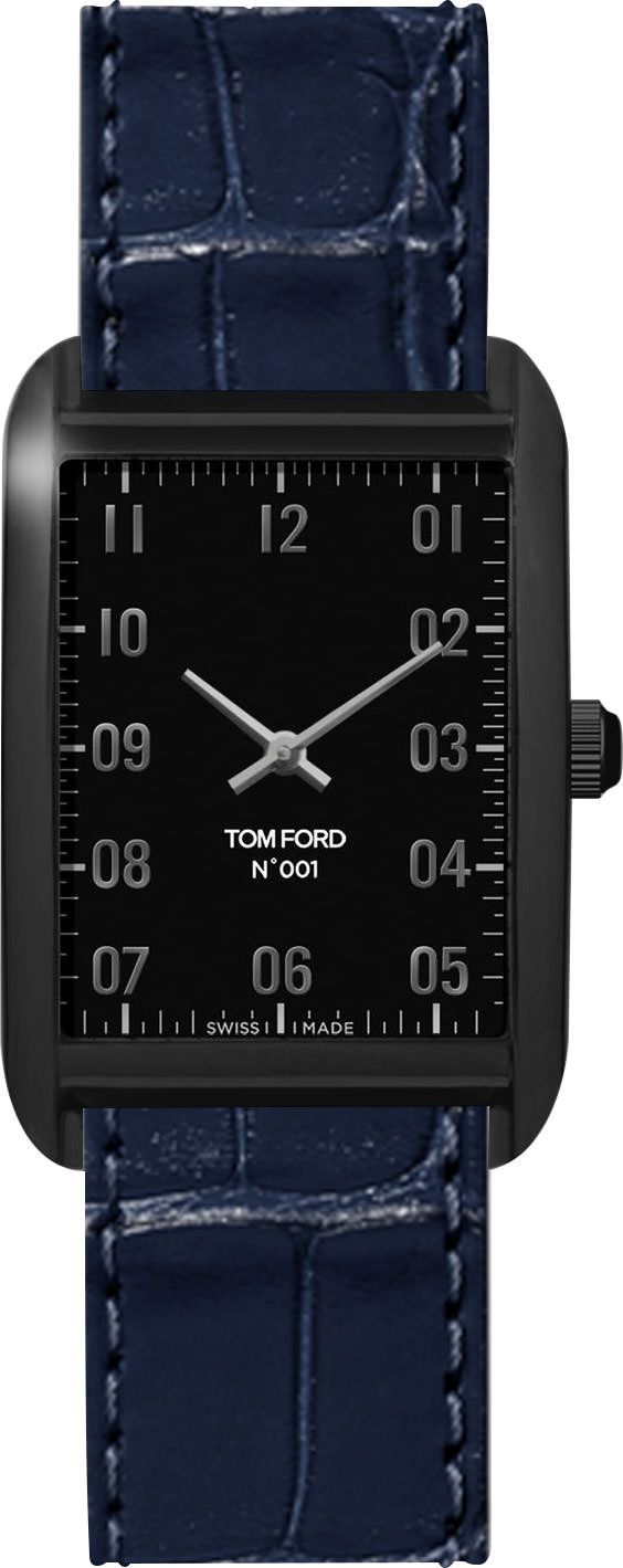 Tom Ford 001  Black Dial 30 mm Quartz Watch For Men - 1