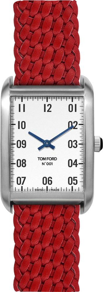 Tom Ford 001  White Dial 27 mm Quartz Watch For Men - 1