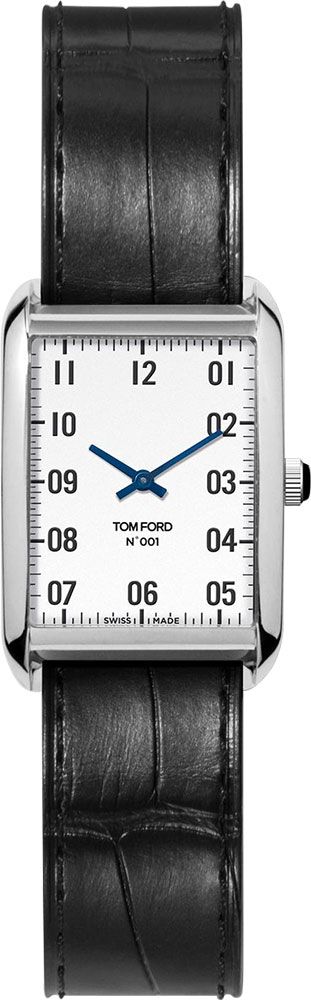 Tom Ford 001  White Dial 27 mm Quartz Watch For Men - 1