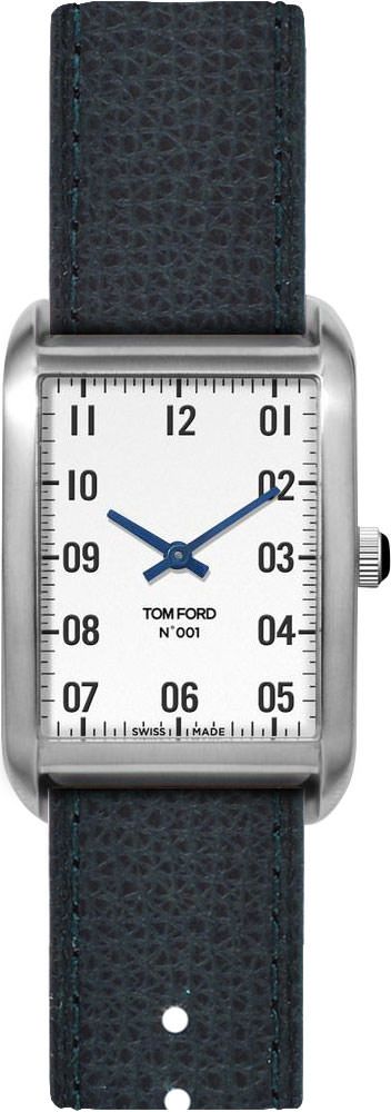 Tom Ford 001  White Dial 27 mm Quartz Watch For Men - 1