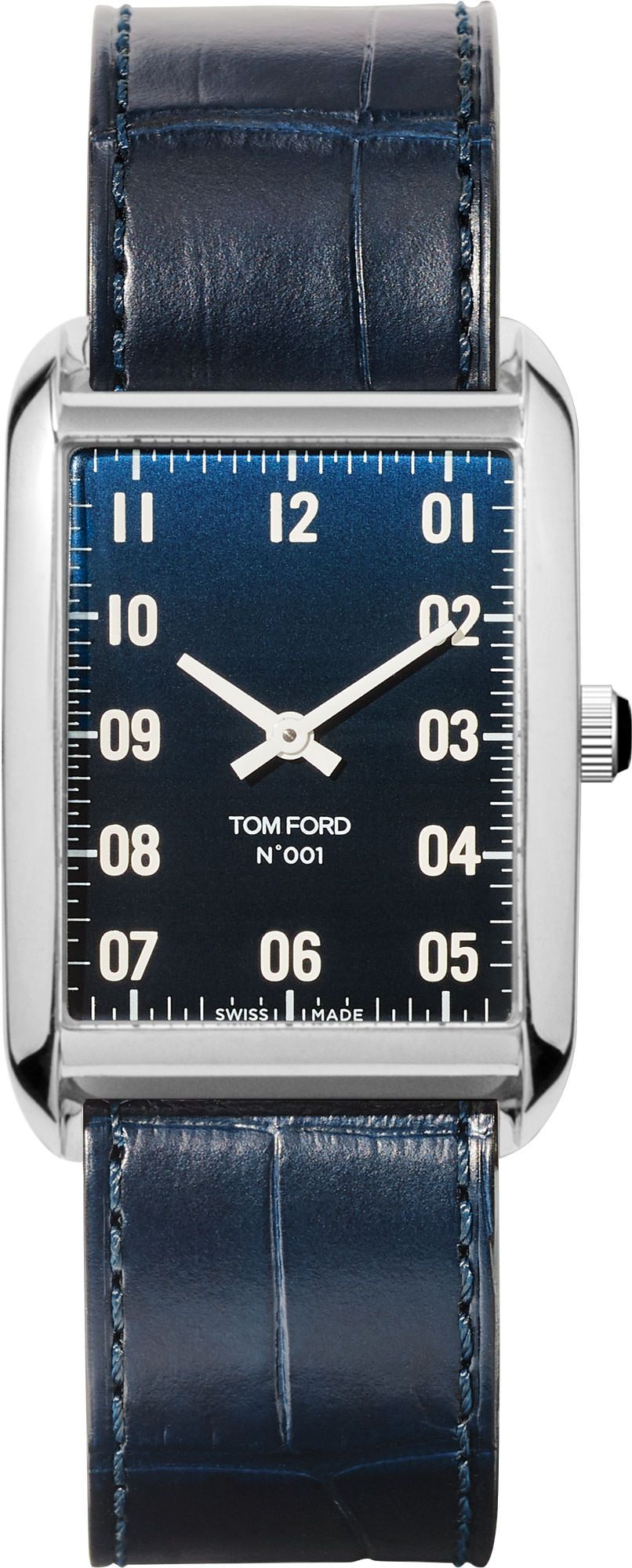 Tom Ford 001  Blue Dial 30 mm Quartz Watch For Men - 1