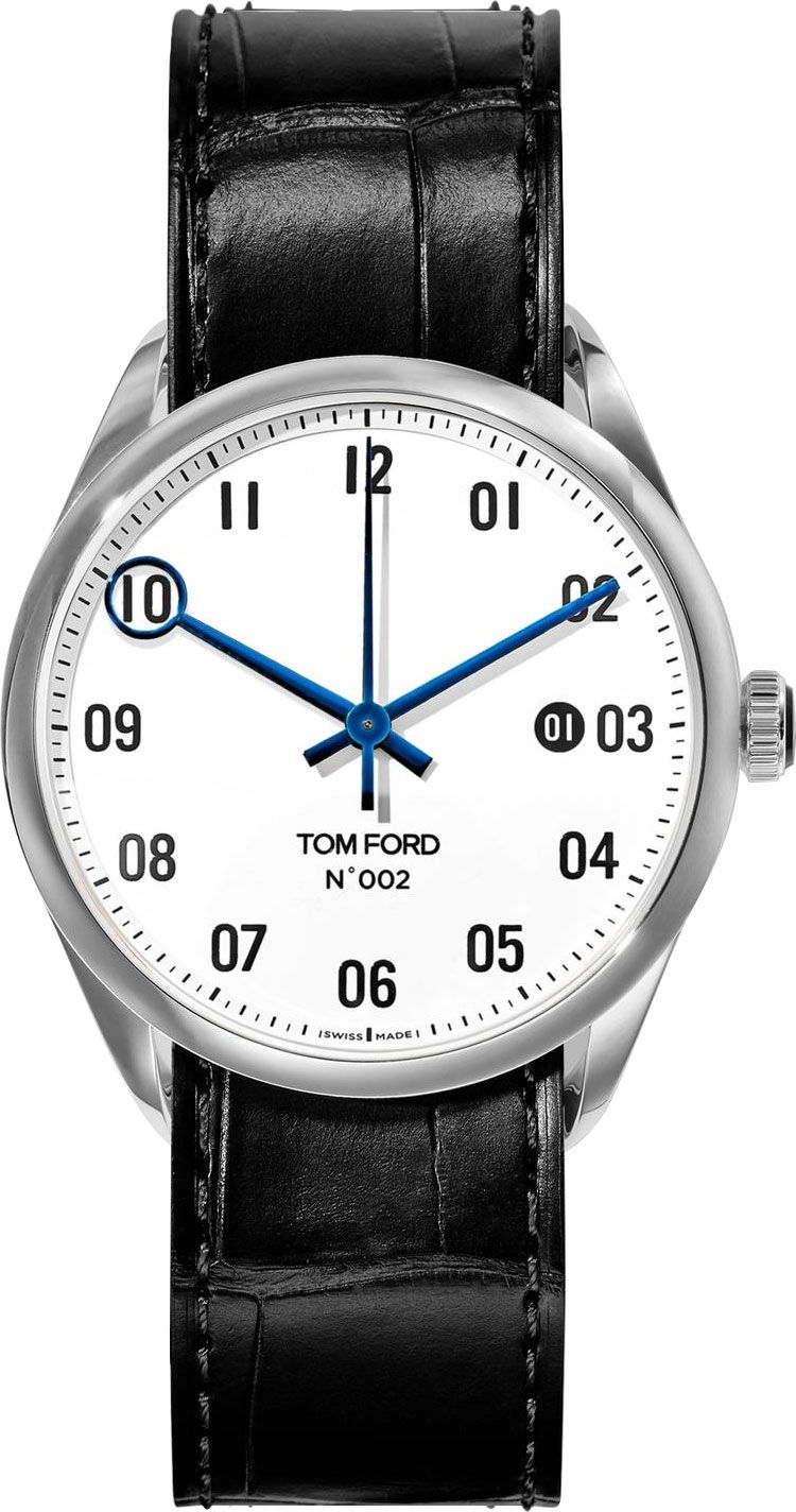 Tom Ford 002  White Dial 40 mm Automatic Watch For Men - 1