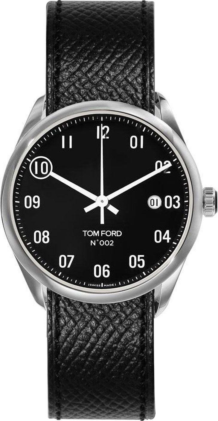 Tom Ford 002  Black Dial 38 mm Quartz Watch For Men - 1