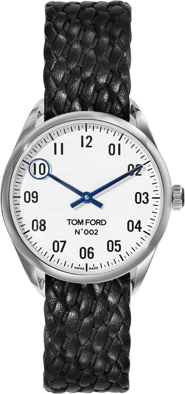 Tom Ford 002  White Dial 34 mm Quartz Watch For Unisex - 1