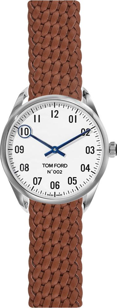 Tom Ford 002  White Dial 34 mm Quartz Watch For Women - 1