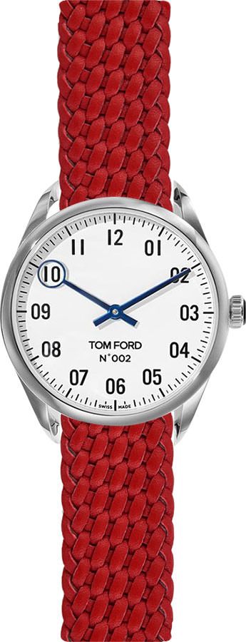 Tom Ford 002  White Dial 34 mm Quartz Watch For Women - 1