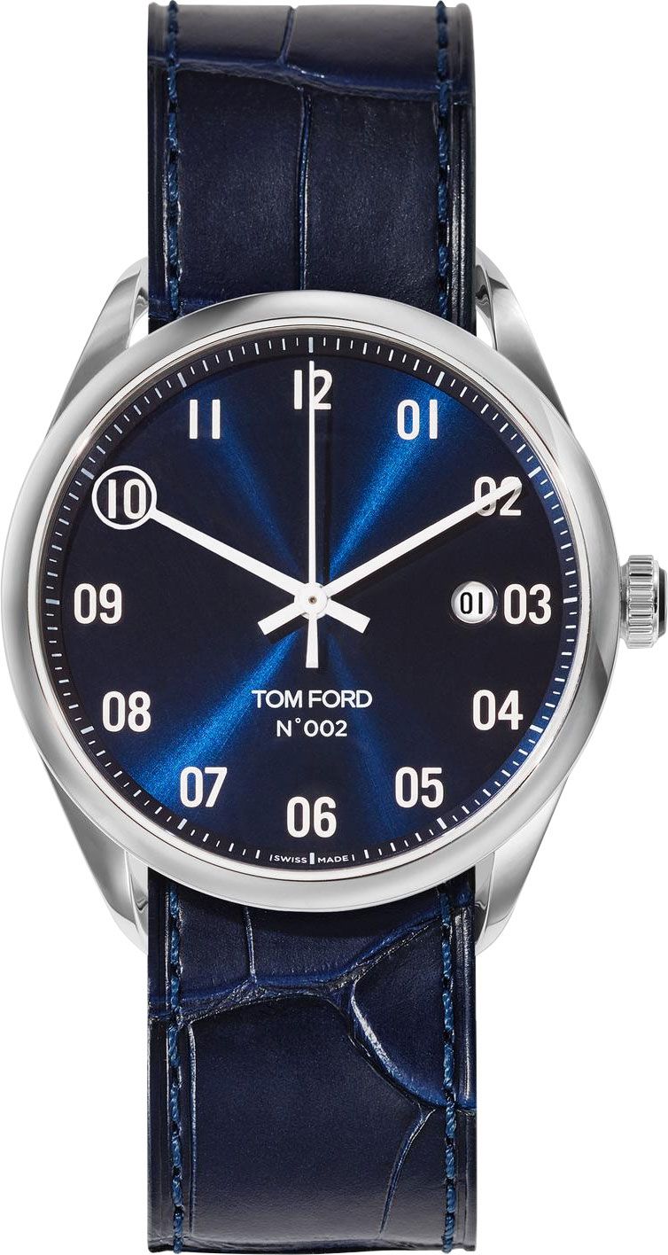 Tom Ford 002  Blue Dial 40 mm Automatic Watch For Men - 1