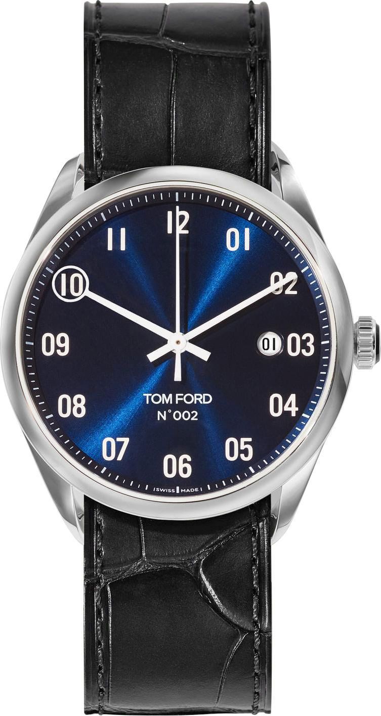 Tom Ford 002  Blue Dial 40 mm Automatic Watch For Unisex - 1