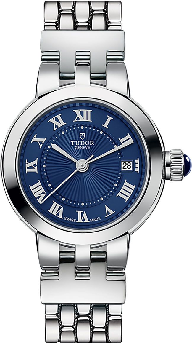 Tudor Clair de Rose  Blue Dial 26 mm Automatic Watch For Women - 1