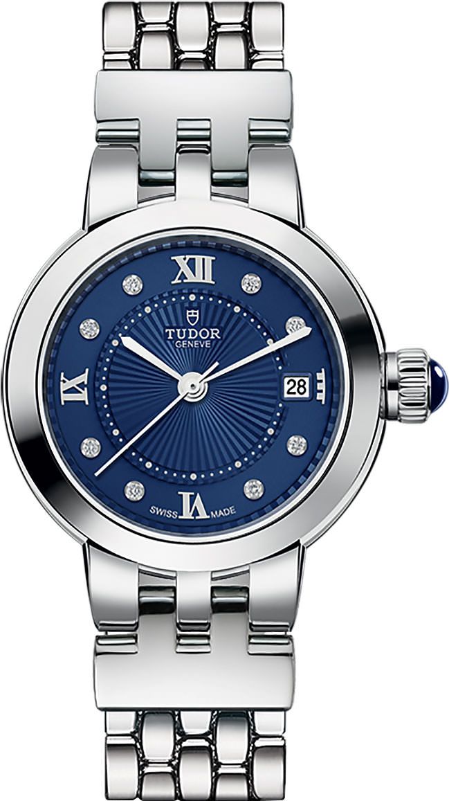 Tudor Clair de Rose  Blue Dial 26 mm Automatic Watch For Women - 1