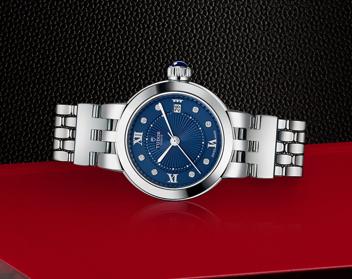 Tudor Clair de Rose  Blue Dial 26 mm Automatic Watch For Women - 2