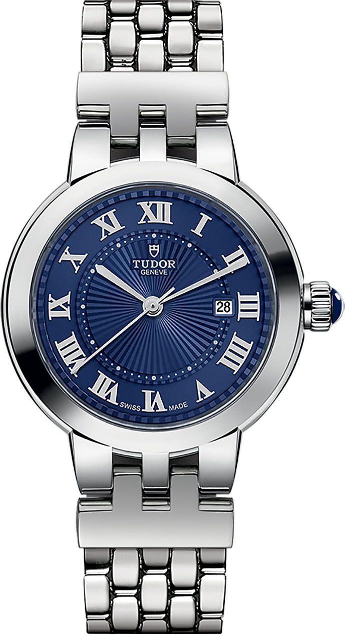 Tudor Clair de Rose  Blue Dial 30 mm Automatic Watch For Women - 1