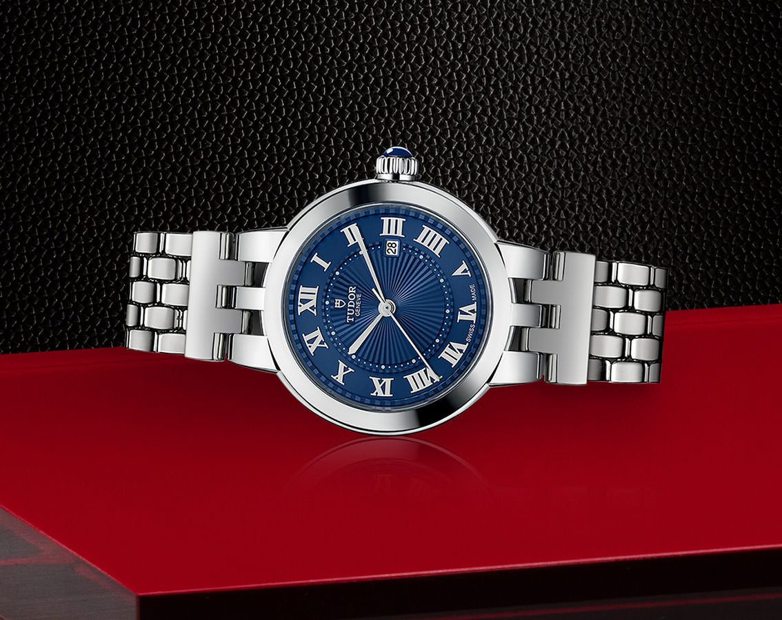 Tudor Clair de Rose  Blue Dial 30 mm Automatic Watch For Women - 2