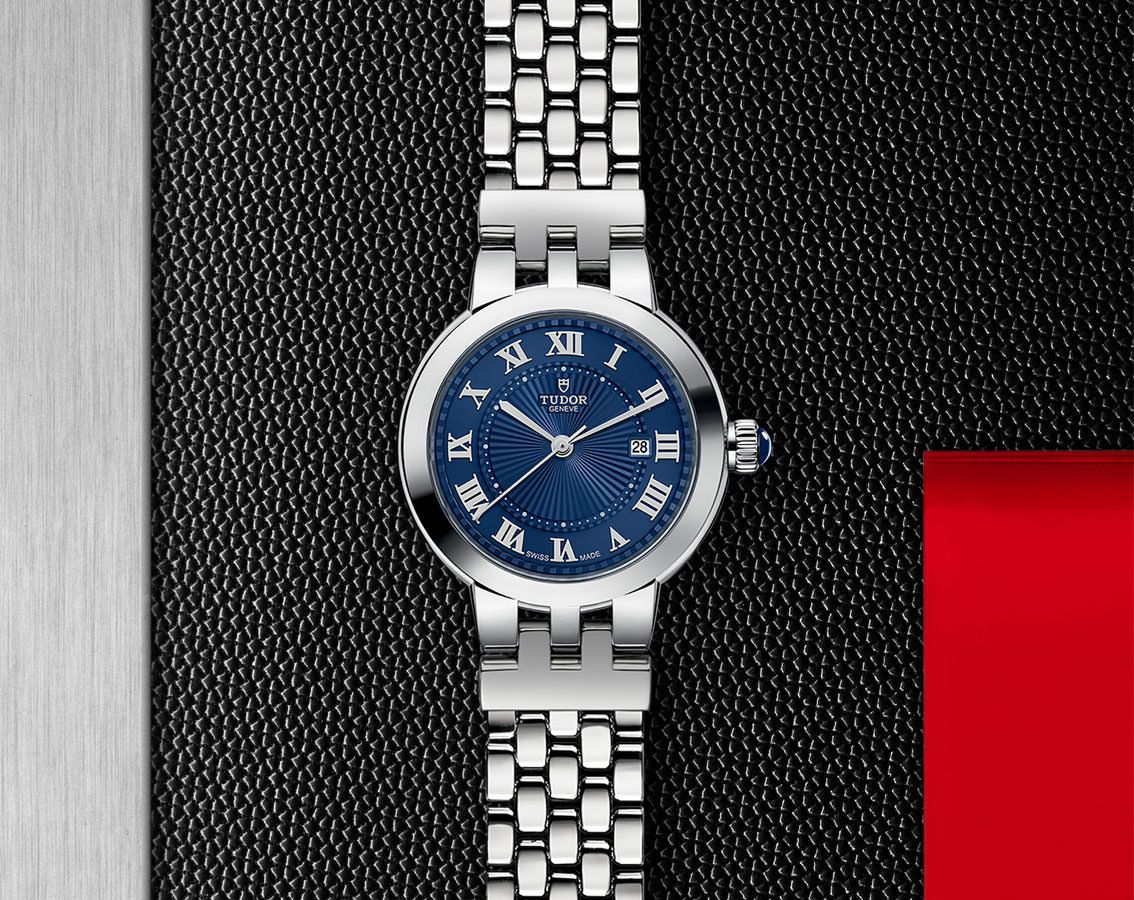 Tudor Clair de Rose  Blue Dial 30 mm Automatic Watch For Women - 3