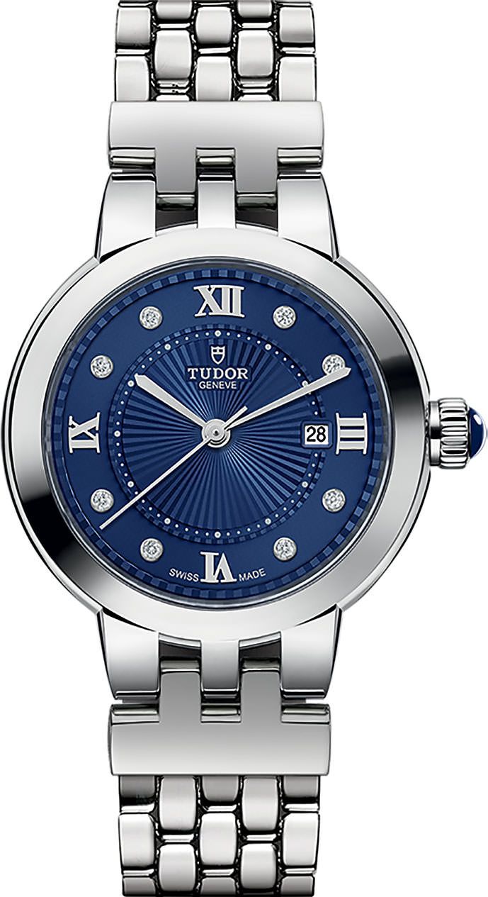 Tudor Clair de Rose  Blue Dial 30 mm Automatic Watch For Women - 1