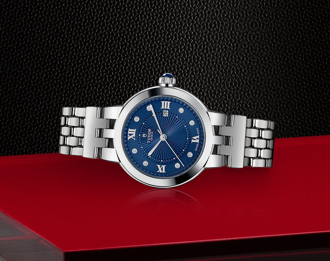 Tudor Clair de Rose  Blue Dial 30 mm Automatic Watch For Women - 2