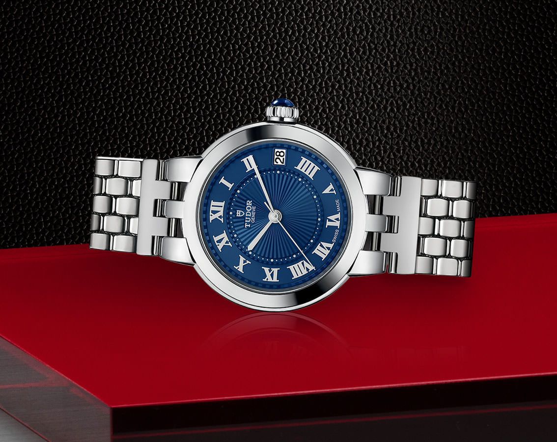 Tudor Clair de Rose  Blue Dial 34 mm Automatic Watch For Women - 2