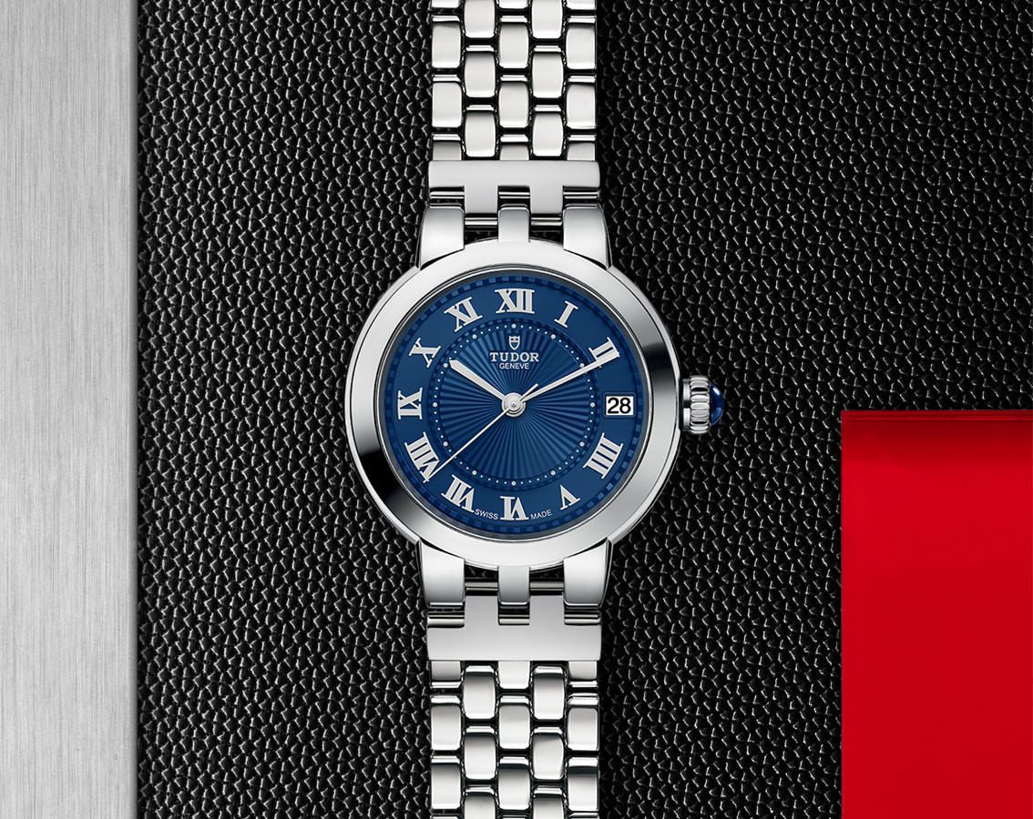 Tudor Clair de Rose  Blue Dial 34 mm Automatic Watch For Women - 3