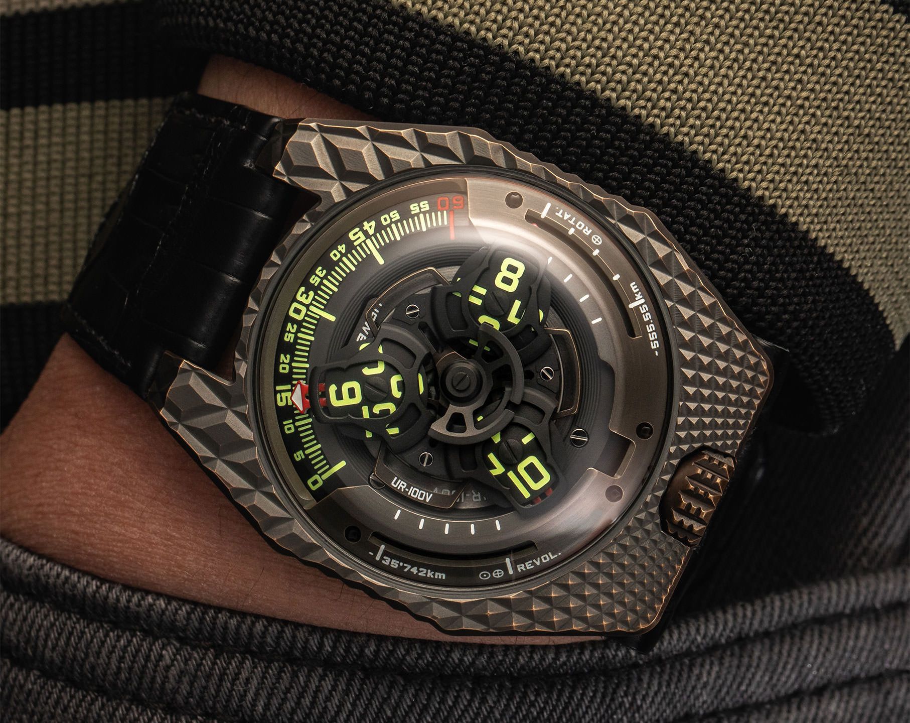 Urwerk Ur-Satellite T-Rex Skeleton Dial 41 mm Automatic Watch For Men - 4