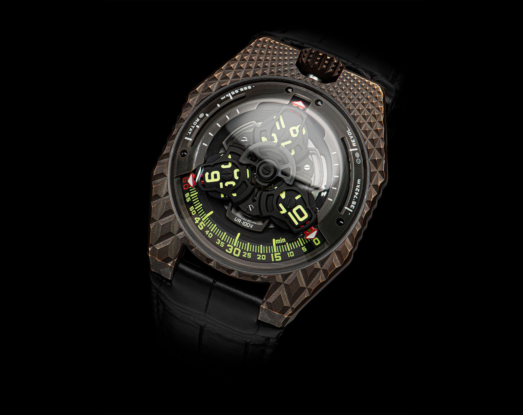 Urwerk Ur-Satellite T-Rex Skeleton Dial 41 mm Automatic Watch For Men - 3