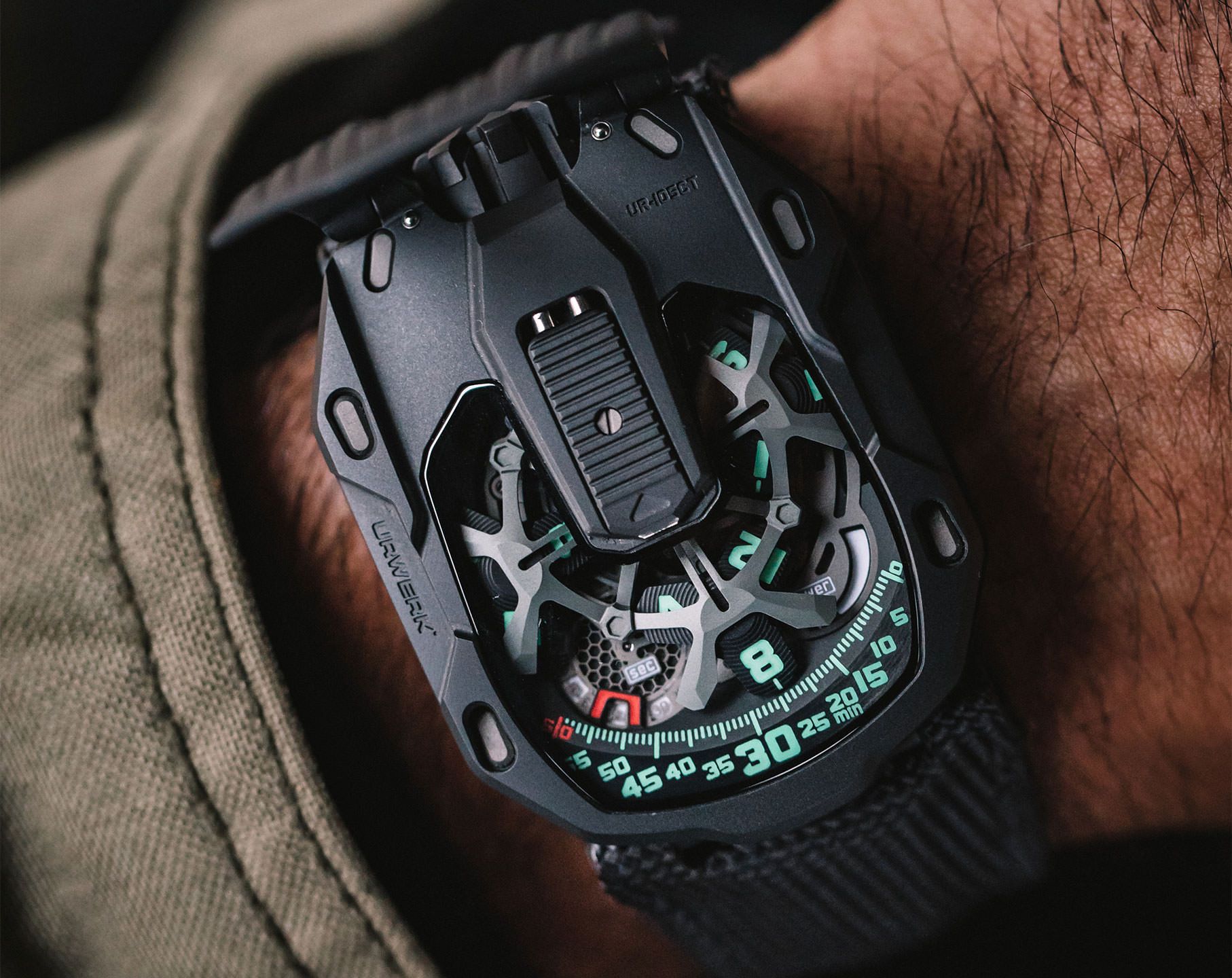 Urwerk Ur-Satellite UR-105 Skeleton Dial 39.5 mm Automatic Watch For Men - 4