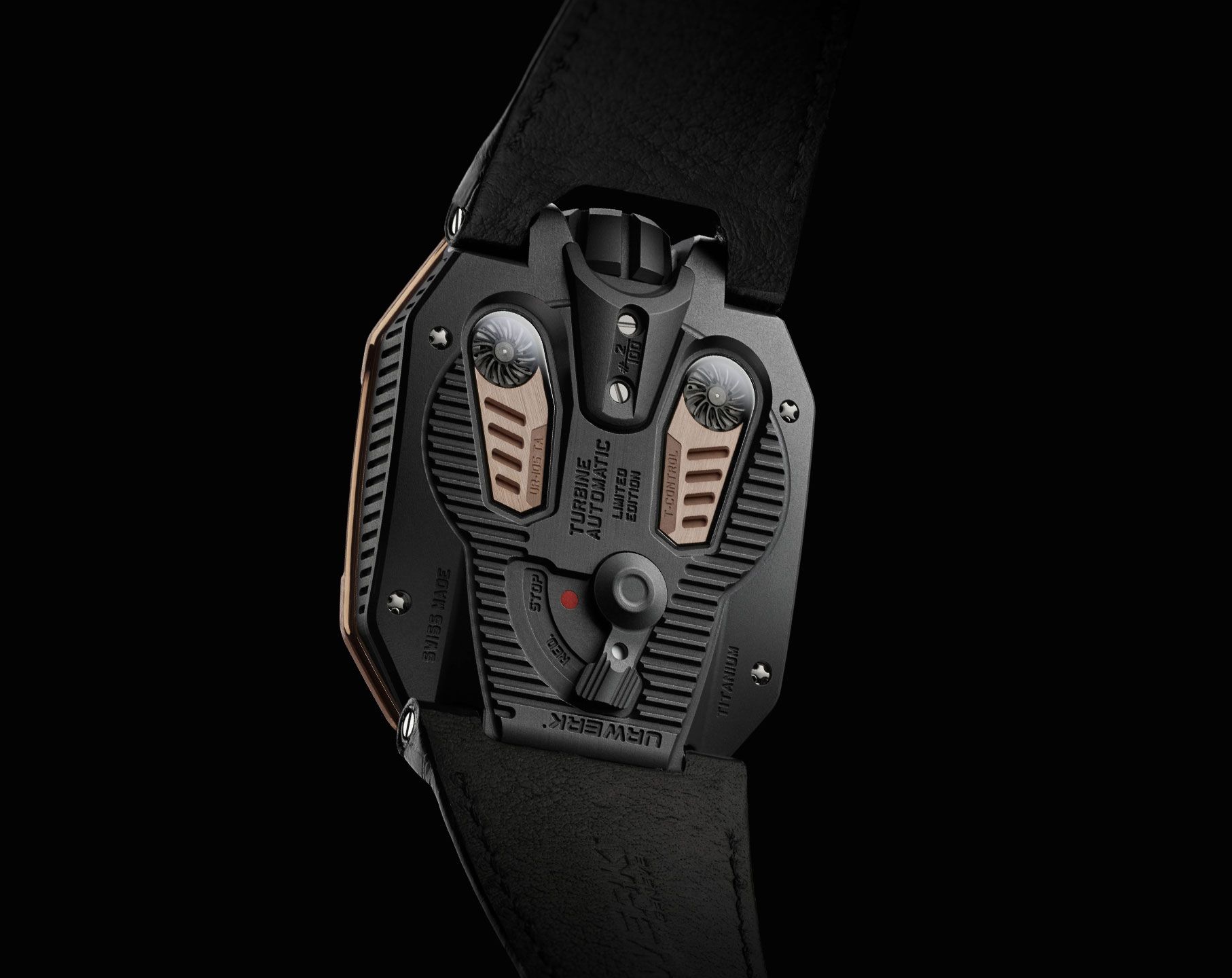 Urwerk Ur-Satellite UR-105 Black Dial 39.5 mm Automatic Watch For Men - 2