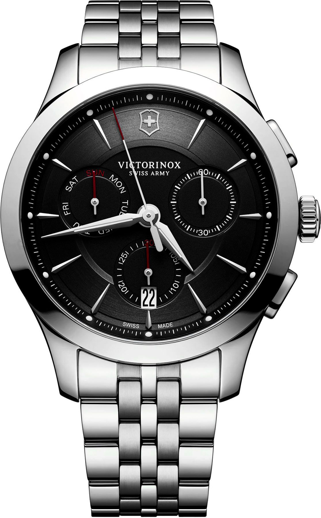 Victorinox Alliance  Black Dial 44 mm Quartz Watch For Men - 1