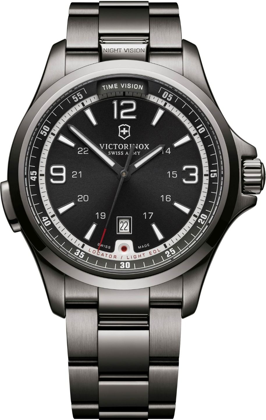 Victorinox Night Vision  Black Dial 42 mm Quartz Watch For Men - 1