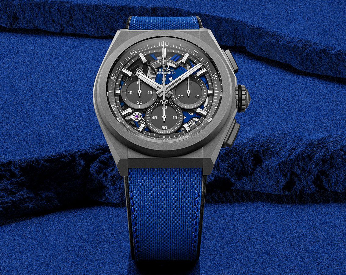 Zenith Defy 21 Blue Dial 44 mm Automatic Watch For Men - 3