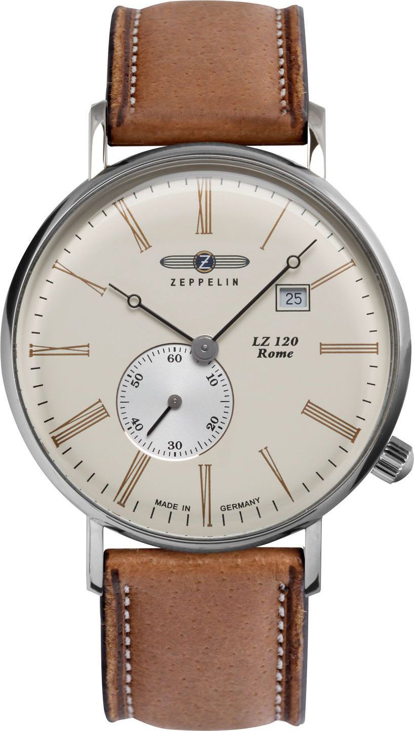 Zeppelin LZ 120 Rome  Beige Dial 41 mm Quartz Watch For Men - 1