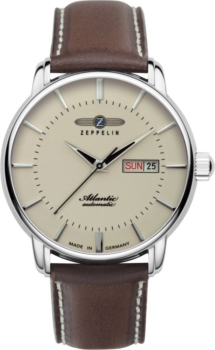 Zeppelin Atlantic  Beige Dial 41 mm Automatic Watch For Men - 1