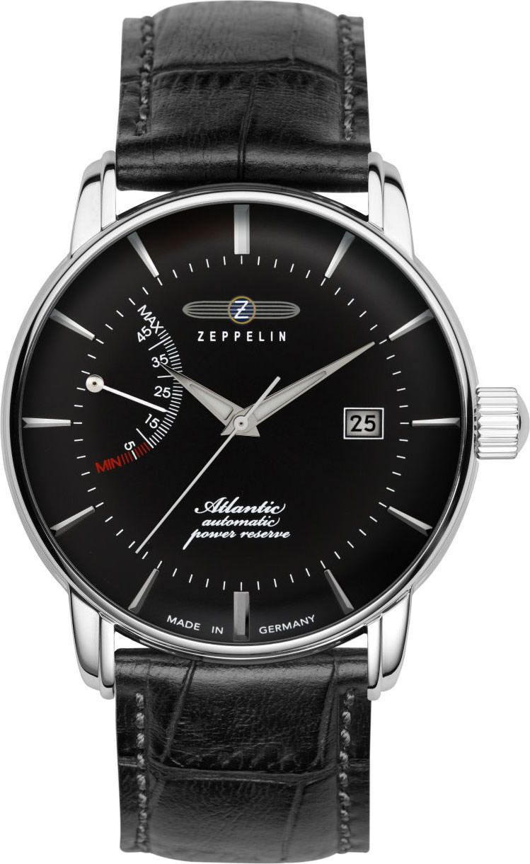 Zeppelin Atlantic  Black Dial 42 mm Automatic Watch For Men - 1