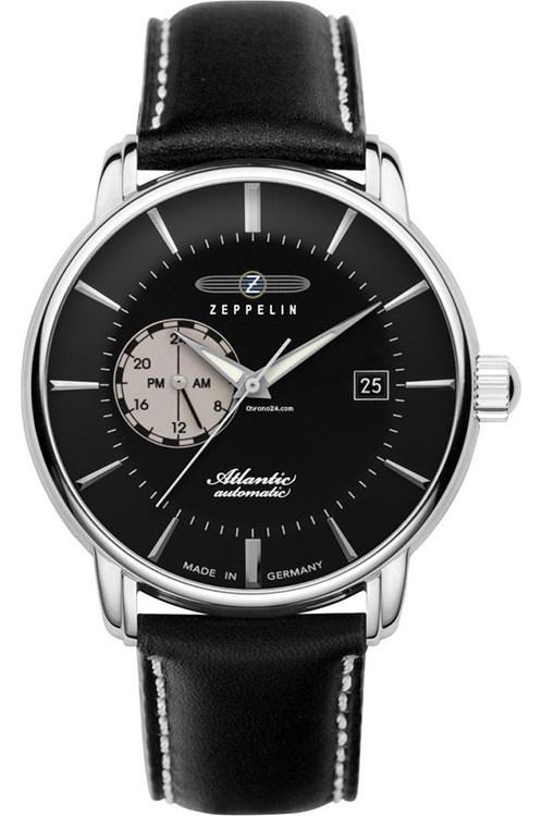 Zeppelin Atlantic  Black Dial 40 mm Automatic Watch For Men - 1