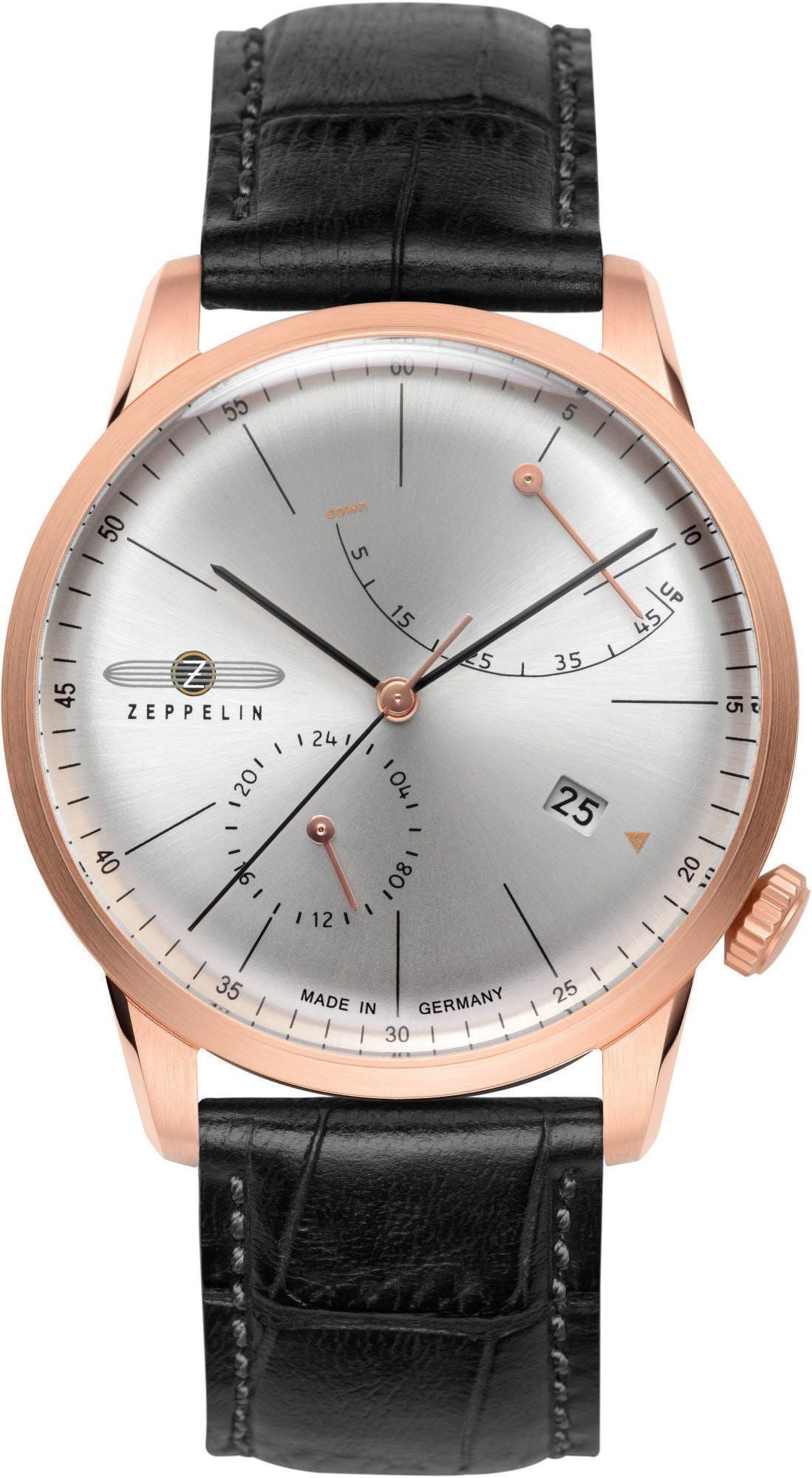 Zeppelin Flatline  Silver Dial 40 mm Automatic Watch For Men - 1