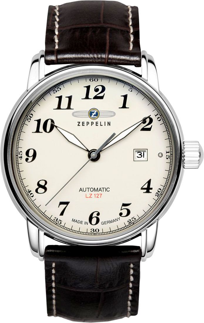 Zeppelin LZ 127 Graf Zeppelin  Beige Dial 40 mm Automatic Watch For Men - 1