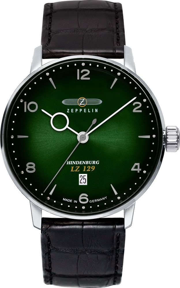 Zeppelin LZ 129 Hindenburg  Green Dial 40 mm Quartz Watch For Men - 1