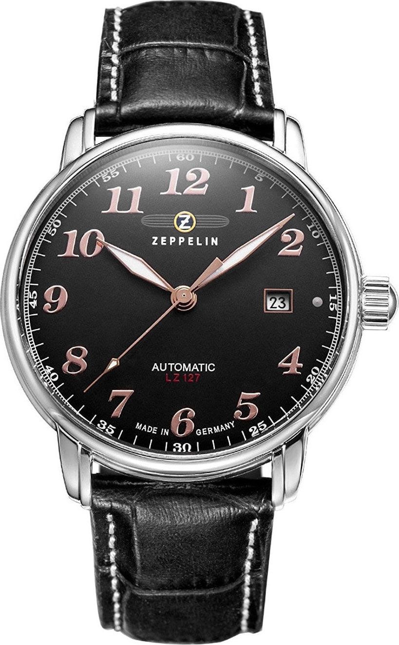 Zeppelin LZ 127 Graf Zeppelin  Black Dial 40 mm Automatic Watch For Men - 1