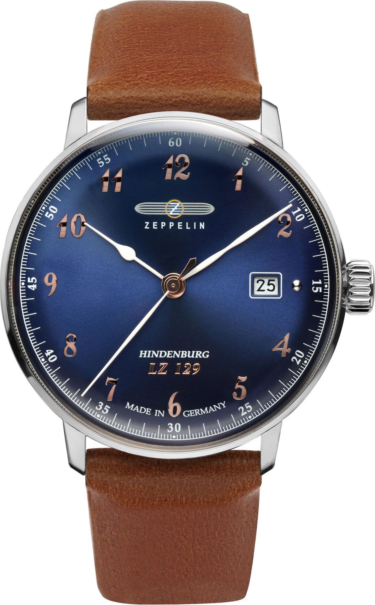 Zeppelin LZ 129 Hindenburg ED.1  Blue Dial 40 mm Quartz Watch For Men - 1