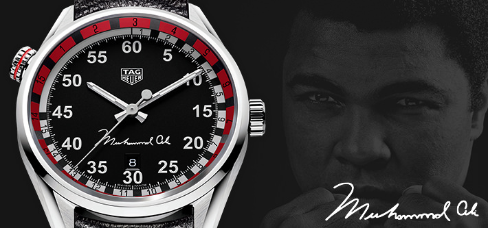 Up Close: The TAG Heuer Carrera Caliber 5 Ring Master 'Muhammad Ali'