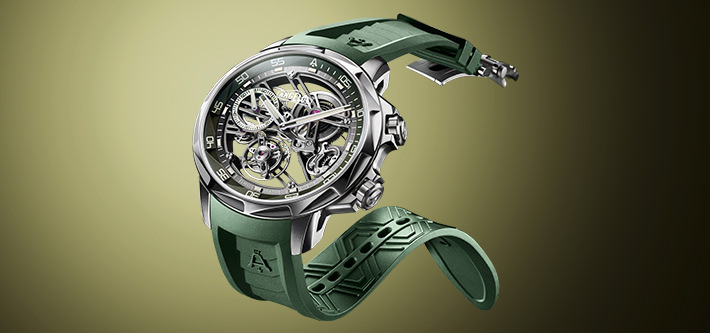 Presenting The Angelus U53 Tourbillon Dive Watch In Khaki Green