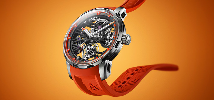 Orange Is The New Black: Presenting The Vibrant Angelus U41 Tourbillon Skeleton